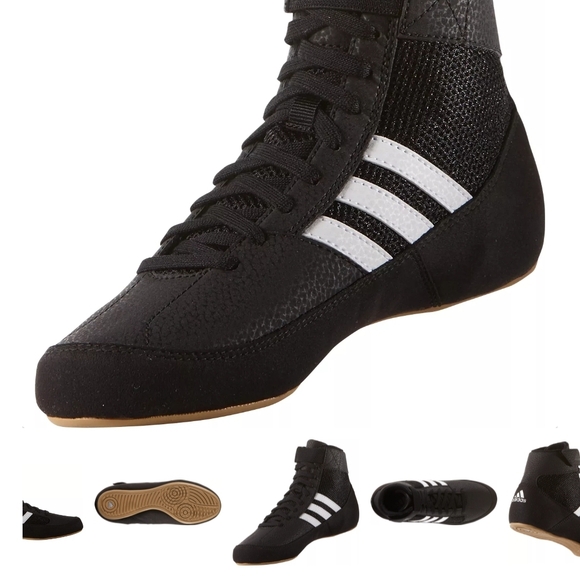 Adidas Black Wrestling Shoes Box - Picture 2 of 6